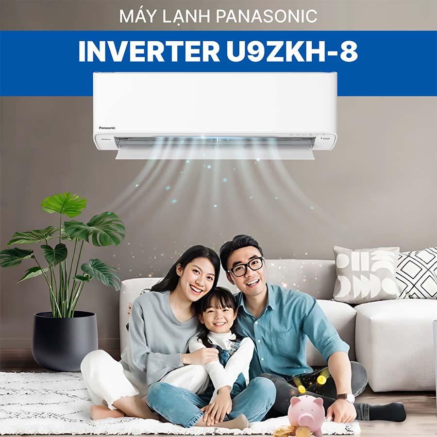 Điều hòa Panasonic 9000btu CS-U9ZKH-8 có tốt không? Đánh giá từ A đến Z cho bạn hiểu rõ