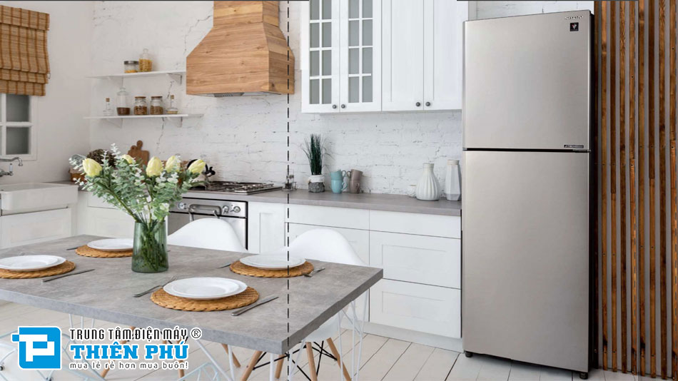 Tủ Lạnh Sharp Inverter 430 Lít SJ-XP470AE-SL