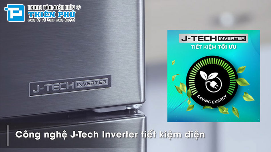 Tủ Lạnh Sharp Inverter 471 Lít SJ-XP500AE-DS