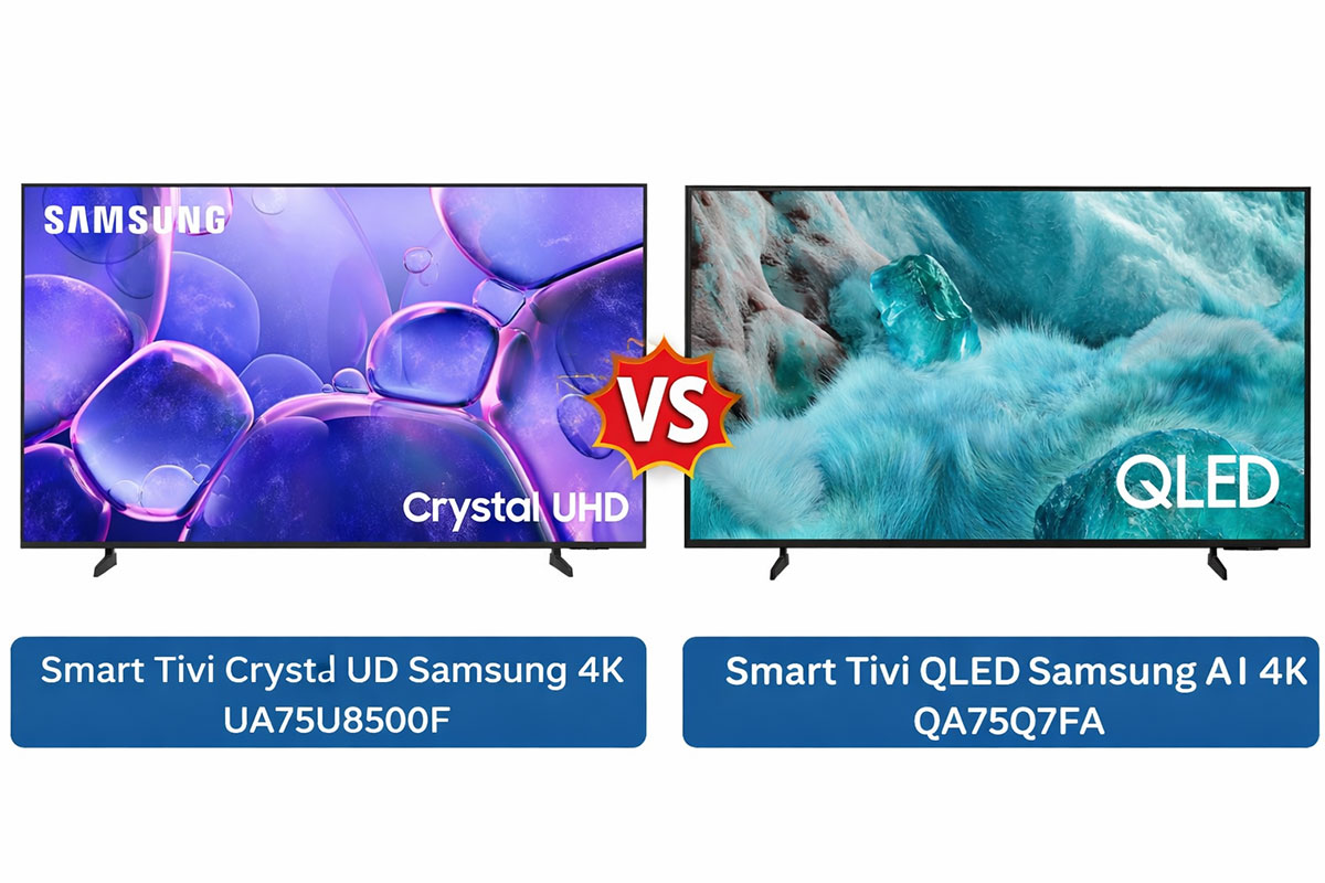 So sánh giữa UA75U8500F và QA75Q7FA, đâu mới là model tivi Samsung 75 inch đáng tiền?