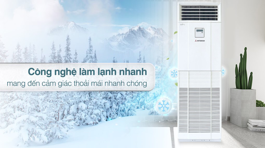 Những ưu điểm siêu hấp dẫn trên điều hòa cây Mitsubishi 48000btu FDF140CSV-S5/FDC140CSV-S