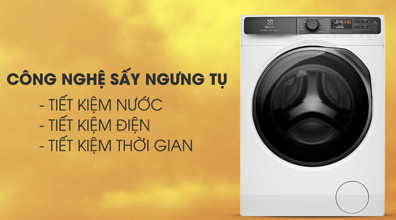 Giặt nhiều – sấy nhanh – mặc liền tay với máy giặt sấy Electrolux EWW1343R7WC