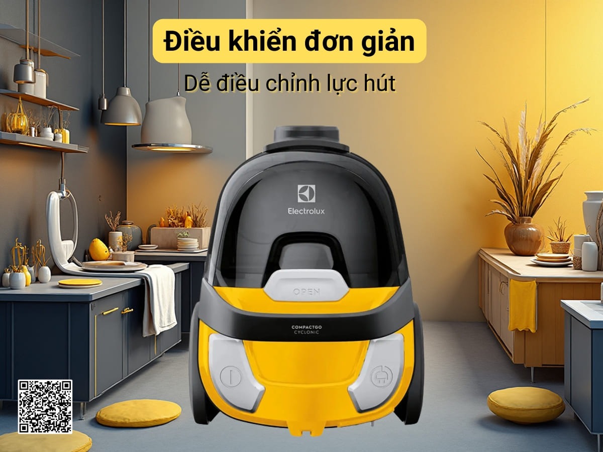 Máy hút bụi Electrolux Z1230 cao cấp, hút sạch mọi bụi bẩn