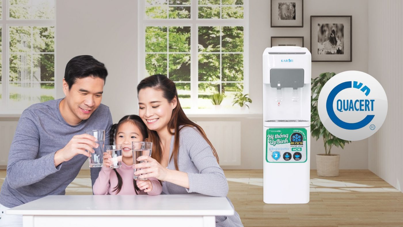 Cây nước nóng lạnh Karofi HC16 nâng tầm chất lượng sinh hoạt gia đình