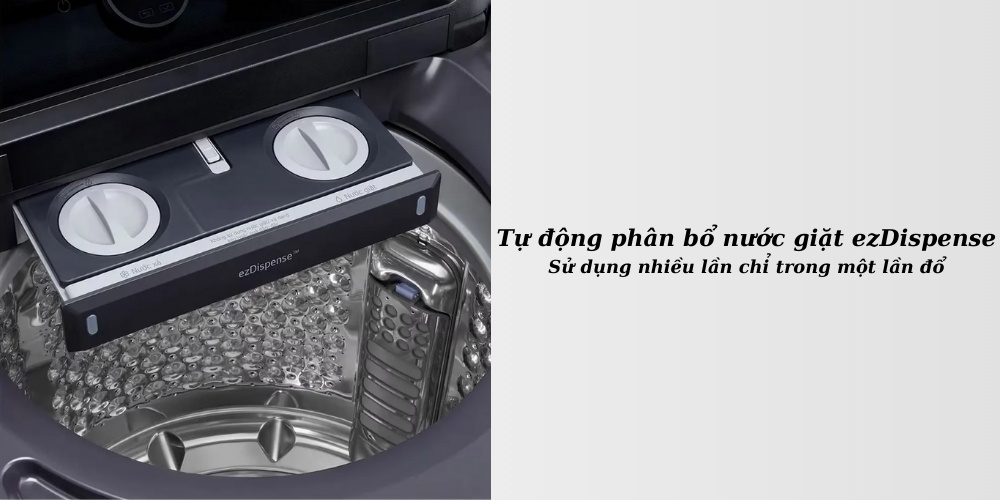Hướng dẫn tận dụng tất cả các chức năng giặt trên máy giặt LG lồng đứng 22kg T2522AX7G