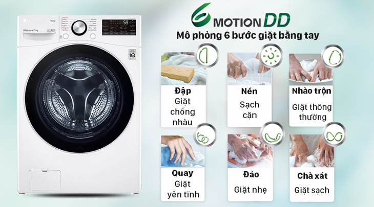 Giặt hơi nước trên máy giặt LG lồng đứng T2725SX5G: Có thực sự giảm dị ứng và mùi hôi quần áo?
