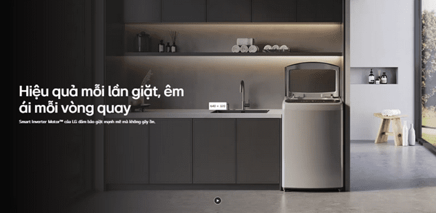 Đánh giá thực tế máy giặt LG inverter 15kg T2515VBTB giặt khối lượng lớn có sạch, có êm và tiết kiệm điện như quảng cáo?