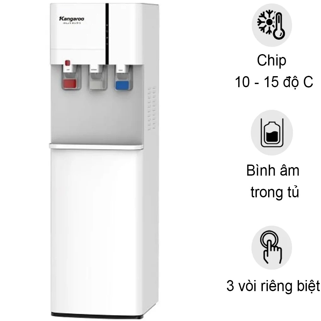 Cây nước nóng lạnh Kangaroo KG59A3 tiện lợi mỗi ngày, an tâm khi sử dụng