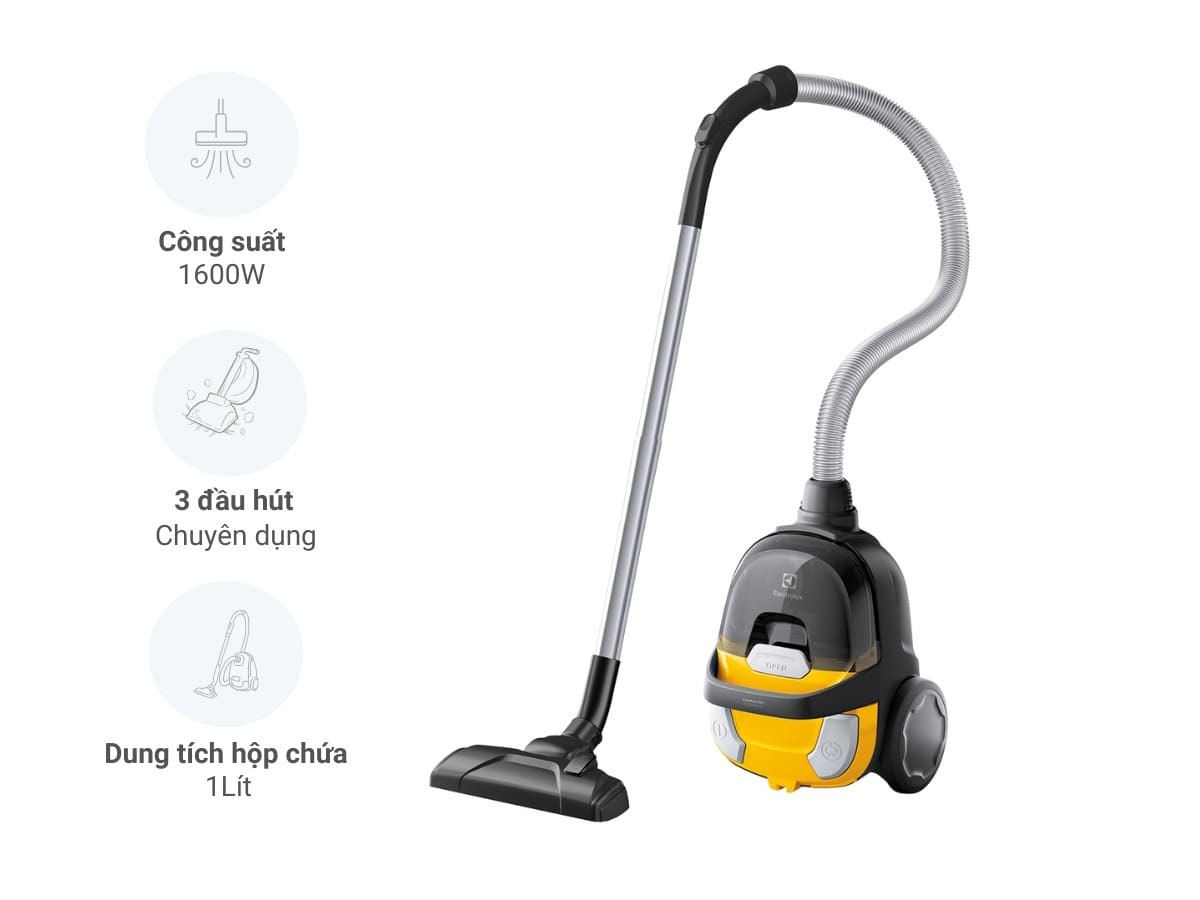Máy hút bụi Electrolux Z1230 cao cấp, hút sạch mọi bụi bẩn