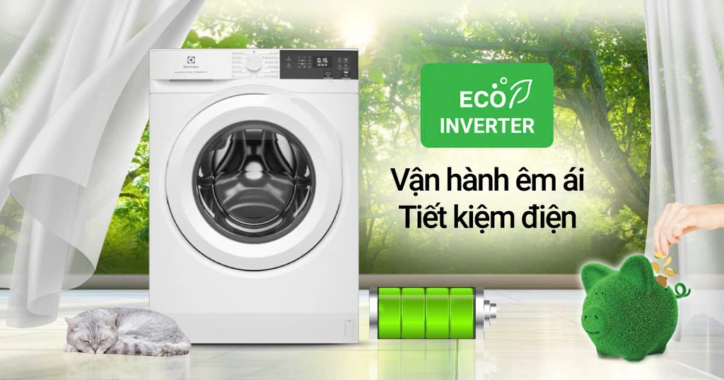 Review thực tế máy giặt Electrolux inverter EWF1024D3WC: Giặt đầy 10kg trong 45 phút có hiệu quả không?