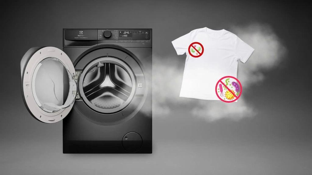 Chương trình diệt khuẩn Swissatest trên máy giặt Electrolux cửa trước EWF1143R7SC có đáng tin cậy không?