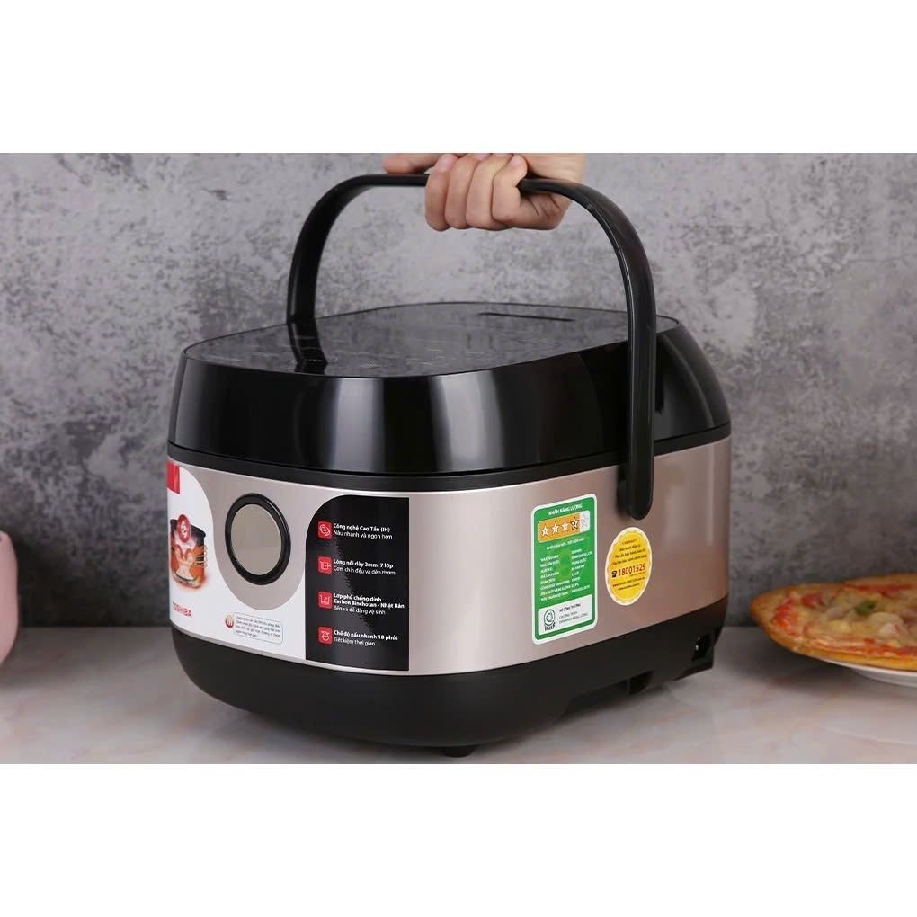 Nồi cơm điện tử Toshiba RC-10IX1PV cơm ngon dẻo mỗi ngà