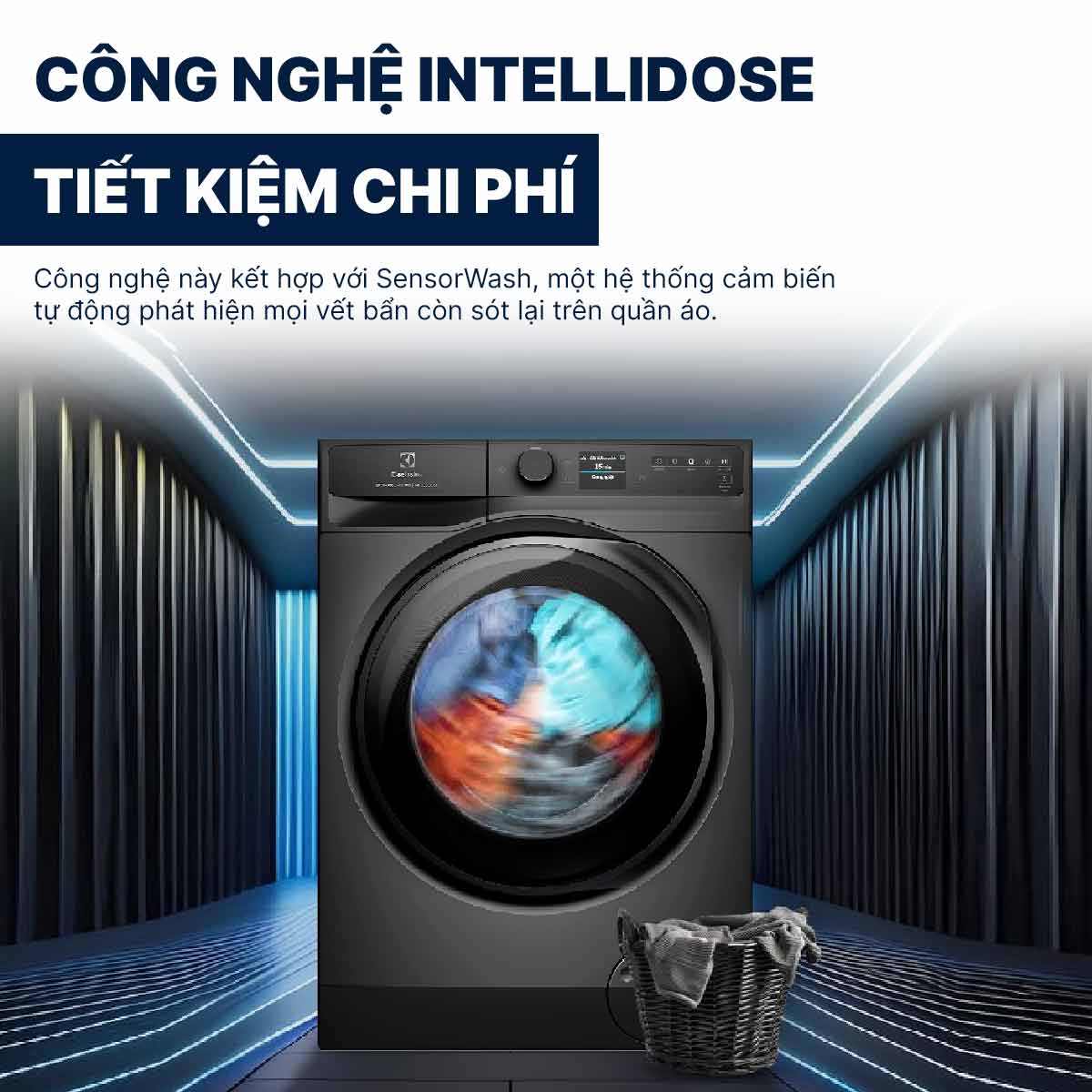 Cách tối ưu hóa hiệu quả giặt trên máy giặt Electrolux inverter EWF1142R9SC cho gia đình đông người