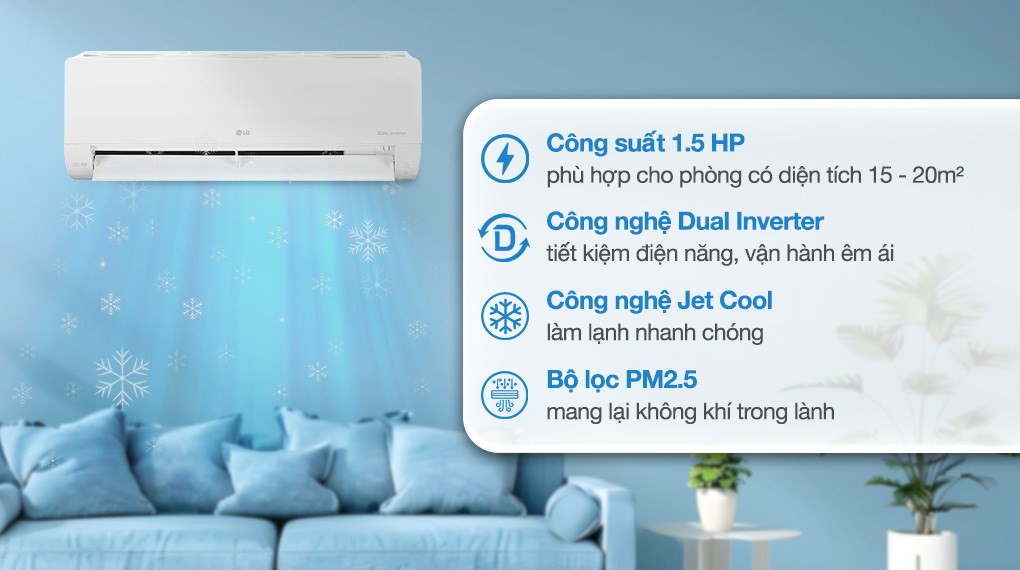 Điều hòa LG 12000 1 chiều inverter IEC12G1 dùng có bền không?
