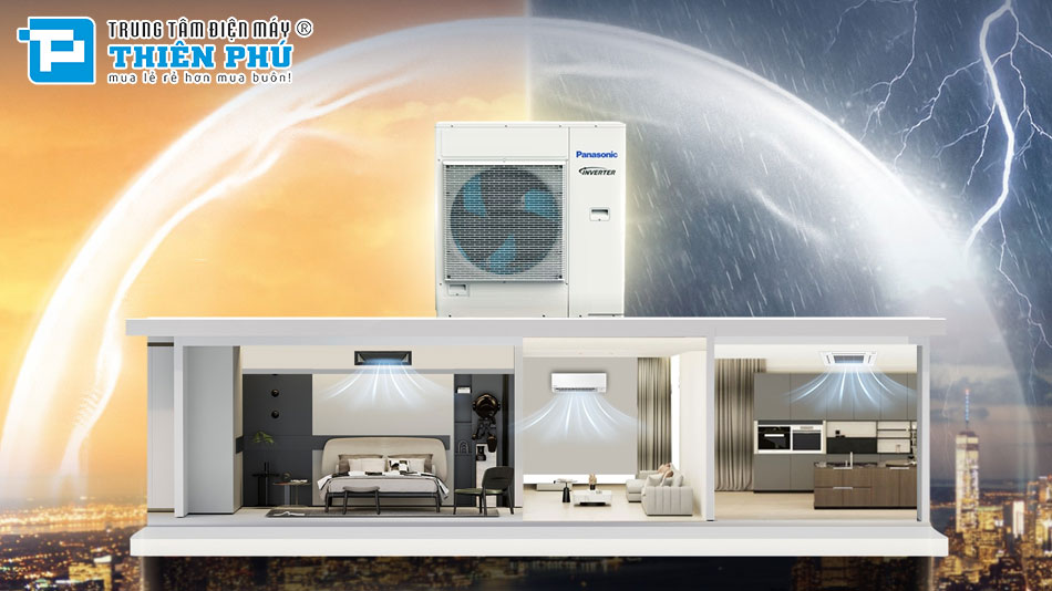 Kết nối linh hoạt với nhiều loại dàn lạnh khác nhau