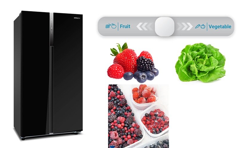 Tủ lạnh Hitachi HRSN9552DGBVN đẳng cấp bạn không nên bỏ lỡ