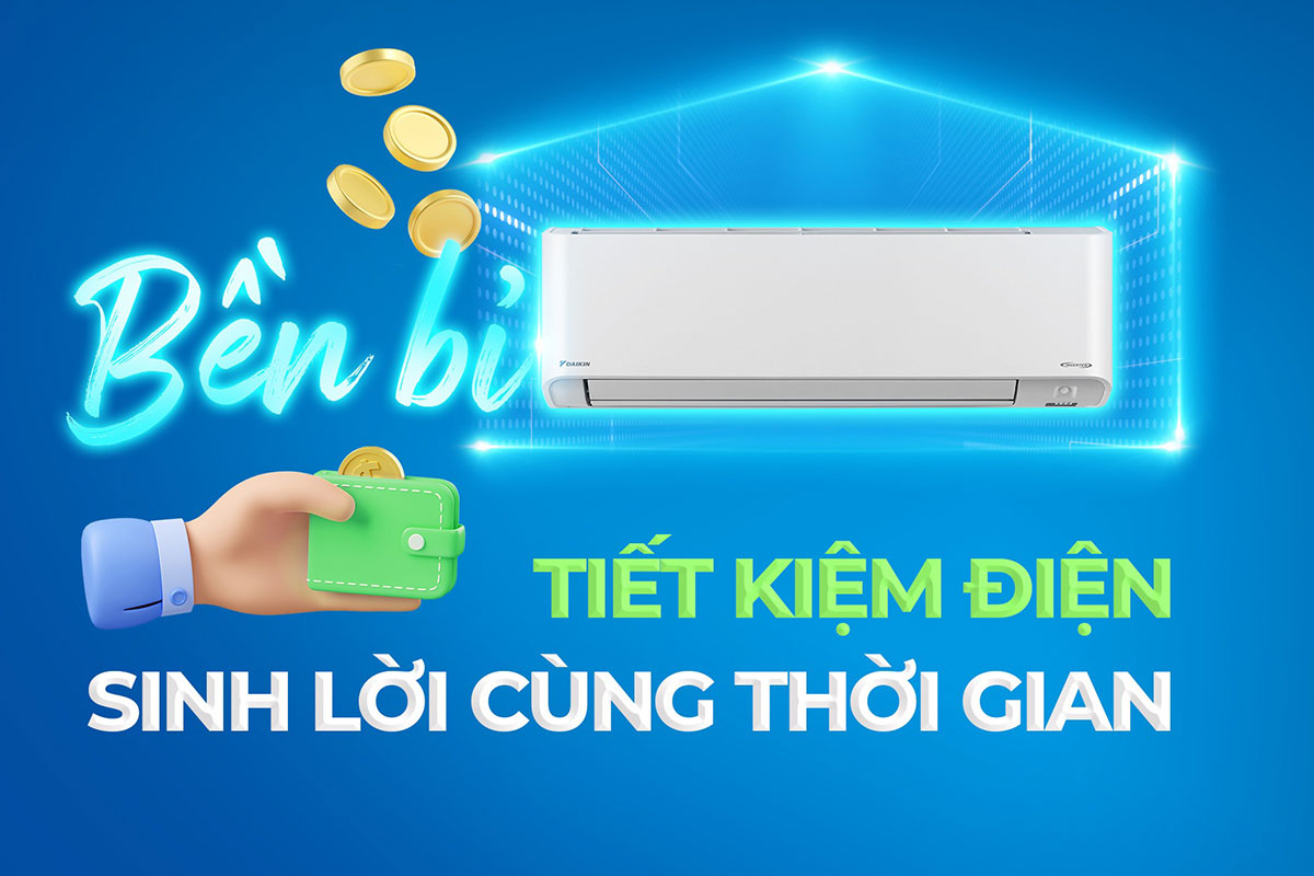 Khám phá điều hòa Daikin 9000btu FTKY25ZVMV tiết kiệm điện nhờ công nghệ nào?