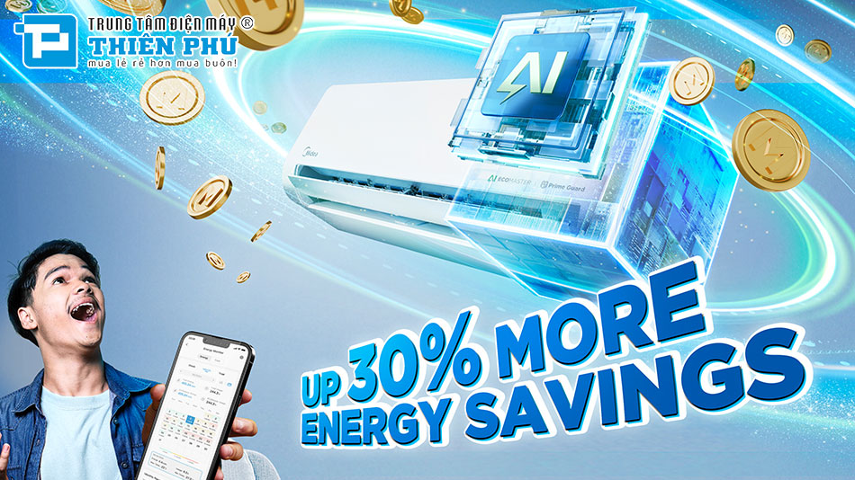 Những lợi ích khi sử dụng điều hòa Midea inverter 9000 1 chiều MSCH-10CRFN8