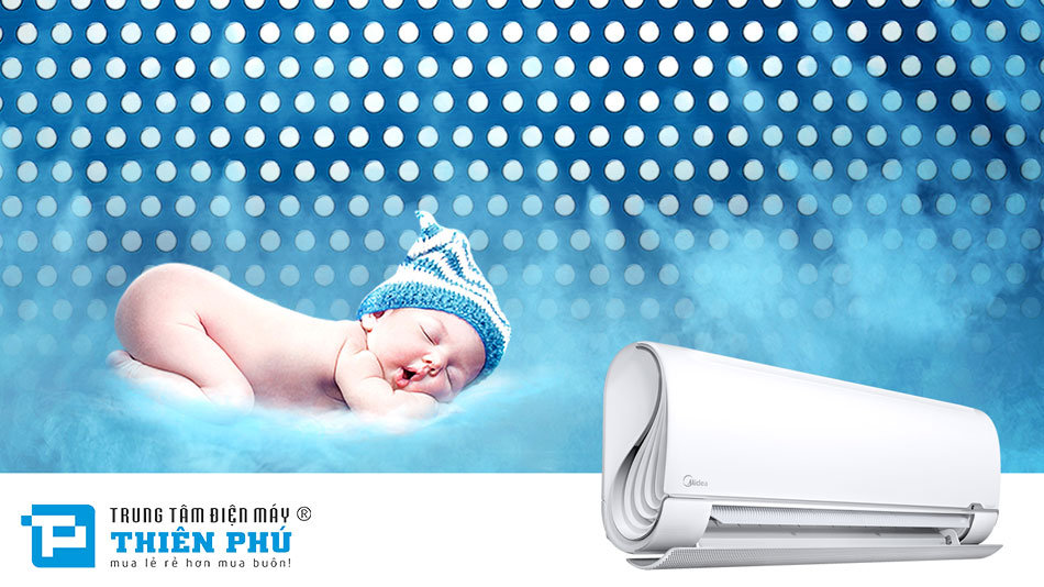 Điều Hòa Midea Inverter 12000Btu 1 Chiều MSFAB-13CRFN8