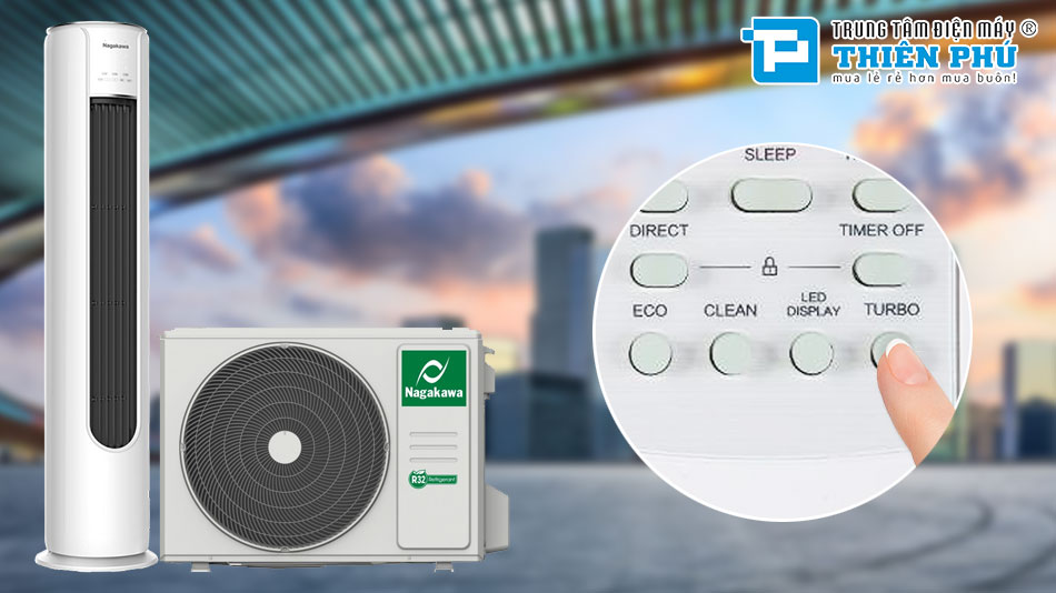 Điều Hòa Cây Nagakawa 24000Btu 2 Chiều Inevrter NIP-A24R2U68