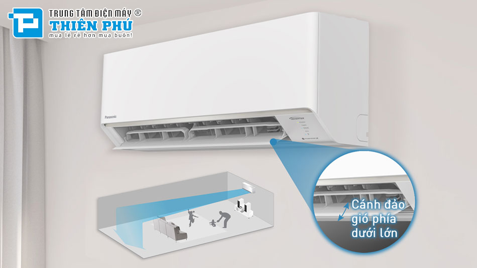 Điều Hòa Panasonic Inverter 18000Btu 1 Chiều CS-RU18CKH-8D