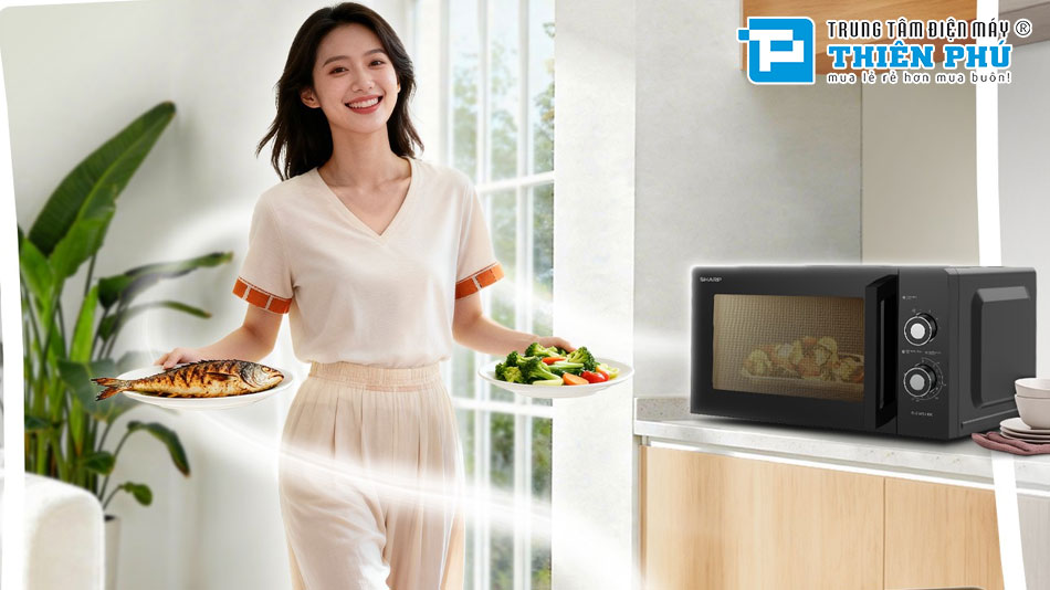 Lò Vi Sóng Sharp R-2348V-BK 23 Lít