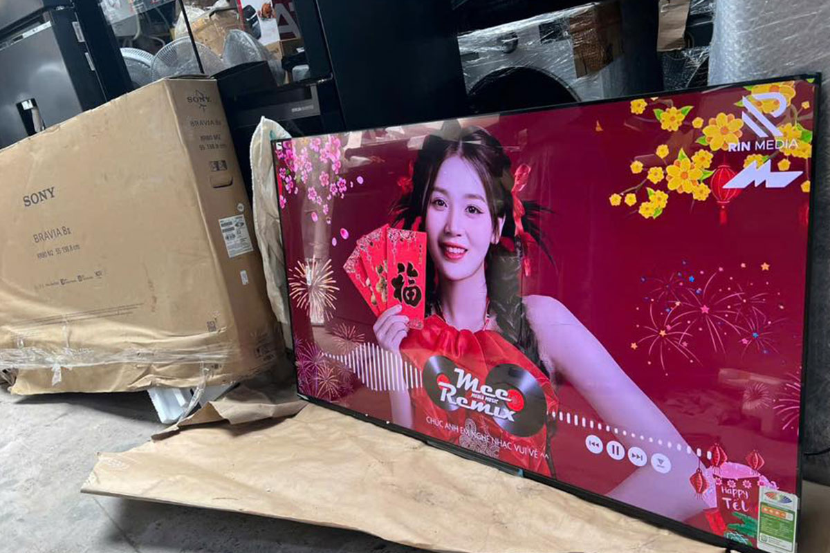 Giá giảm sâu, google tivi Sony OLED 55 inch K-55XR80M2 là món hời ở Tết 2026