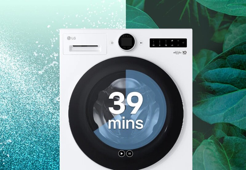 Trải nghiệm thực tế máy giặt LG inverter 12kg FX1412S3KAV: Giặt nhanh 39 phút có thật sự sạch và tiết kiệm?