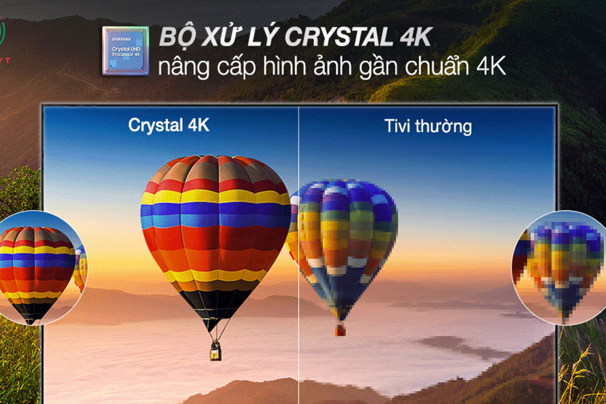 Khám phá sức mạnh bộ xử lý Crystal 4K trên tivi Samsung 75 inch UA75U8500FKXXV