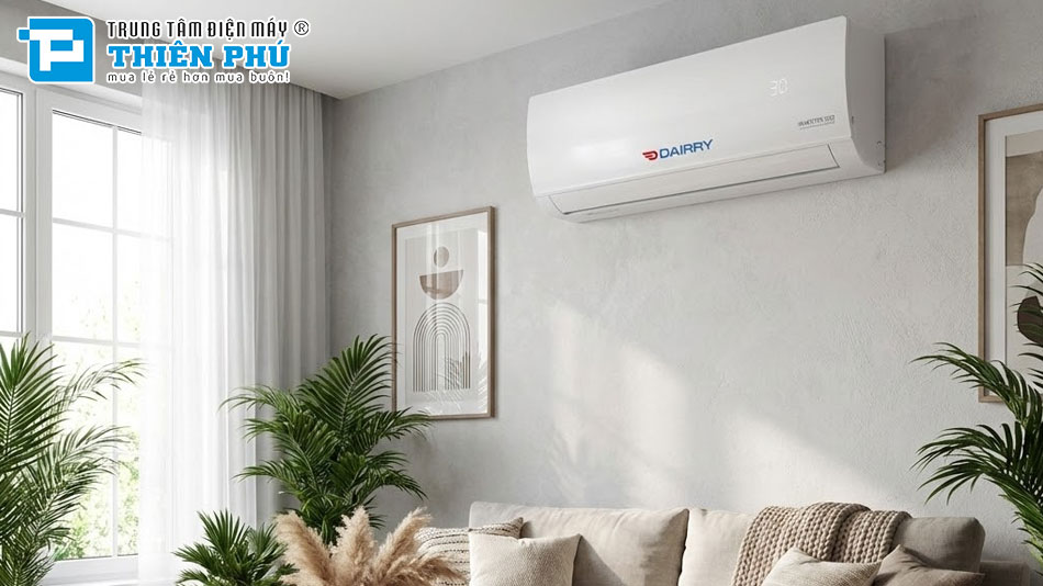 Điều Hòa Dairry 12000Btu 2 Chiều Inverter DRCH12-AGH