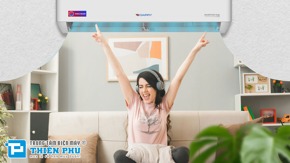 Điều Hòa Dairry 12000Btu 2 Chiều Inverter DRCH12-AGH