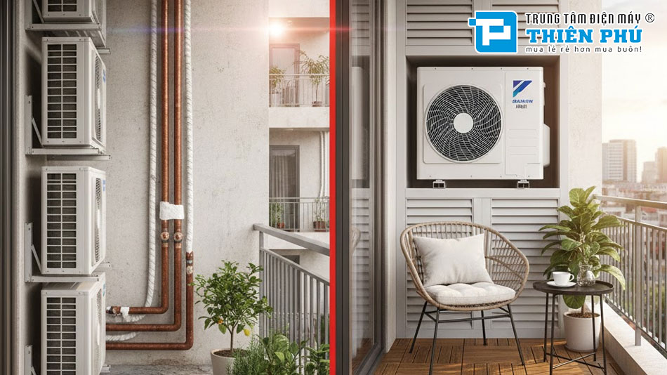Đừng lắp 4 máy đơn nếu bạn chưa biết đến sức mạnh của điều hòa Multi Daikin 2 chiều 4MXM68RVMV!