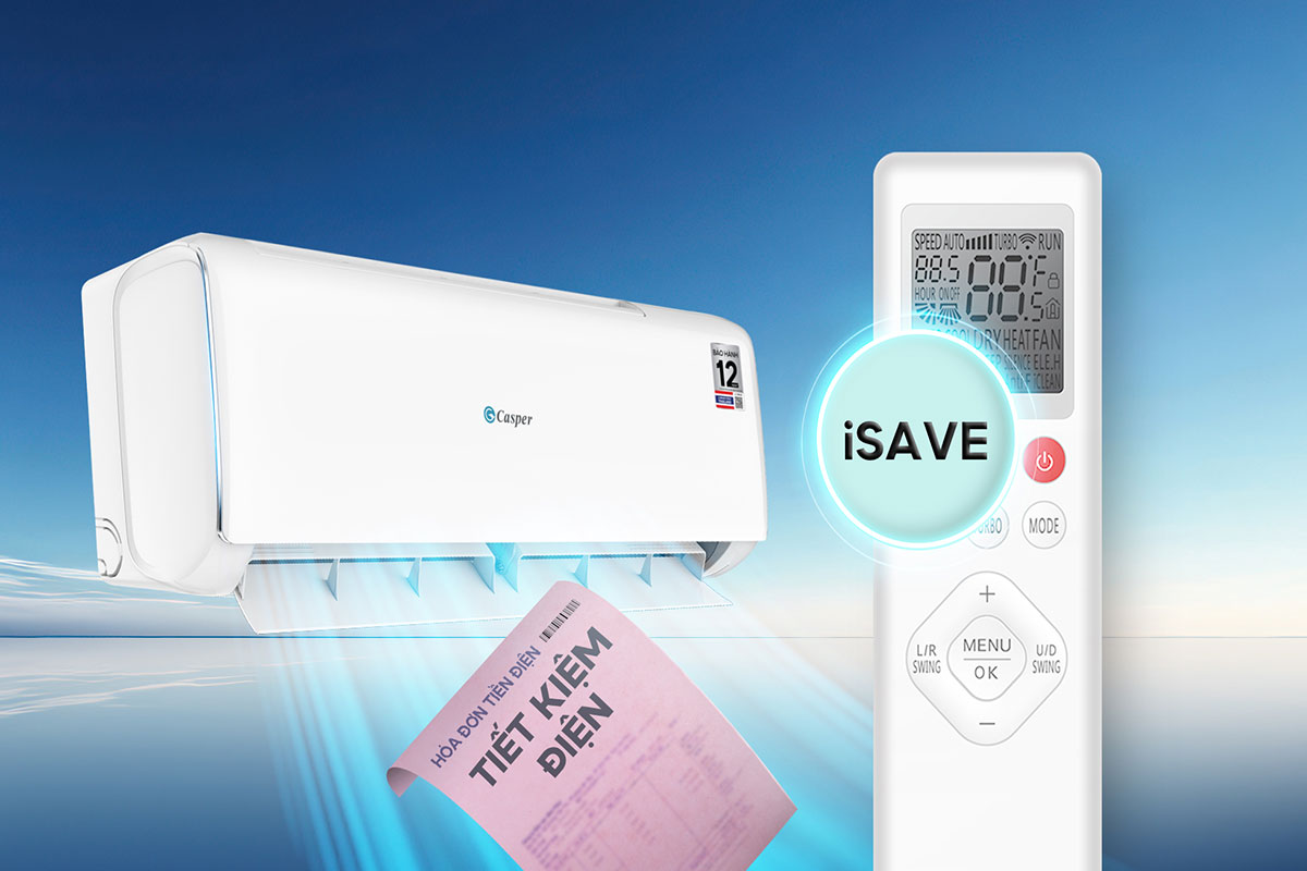 Ngoài sưởi ấm điều hòa Casper 2 chiều QH-24IU36A có những tính năng nào?