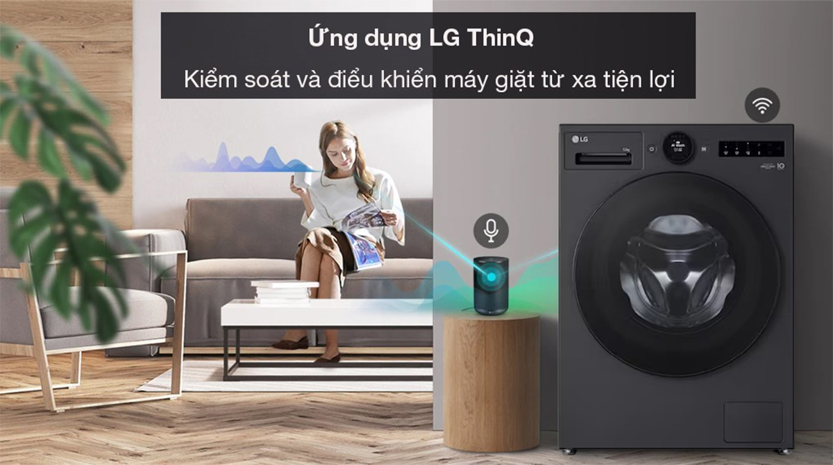 Khám phá ưu điểm và cách dùng máy giặt LG cửa trước 10Kg FX1410N5G hiệu quả