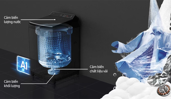 Có nên mua máy giặt Samsung lồng đứng WA80F13S5BSV? Ưu nhược điểm sau 6 tháng sử dụng thực tế