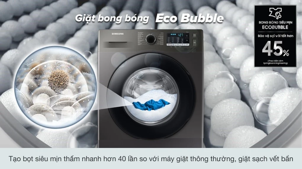 5 lý do nên chọn máy giặt Samsung 9.5kg WW95TA046AX/SV cho gia đình đông người