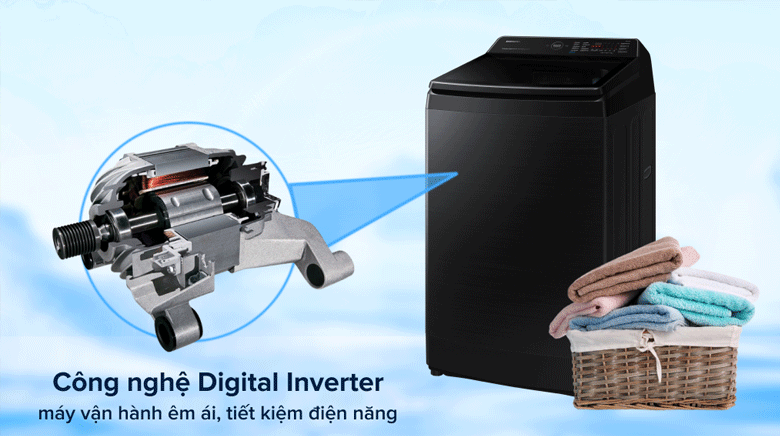 Khám phá 7 lý do nên mua máy giặt Samsung giá rẻ WA14CG5886BV/SV