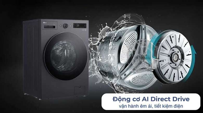 Đánh giá thực tế máy giặt LG 10kg FX1410N5G: Giặt sạch sâu, vận hành êm có đáng mua 2025?