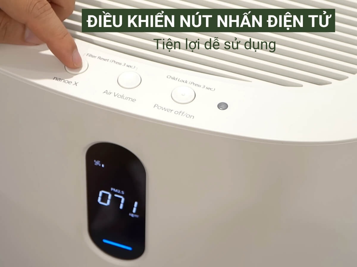 5 lý do máy lọc không khí Panasonic F-PXU70A là lựa chọn đáng mua nhất cho phòng lớn