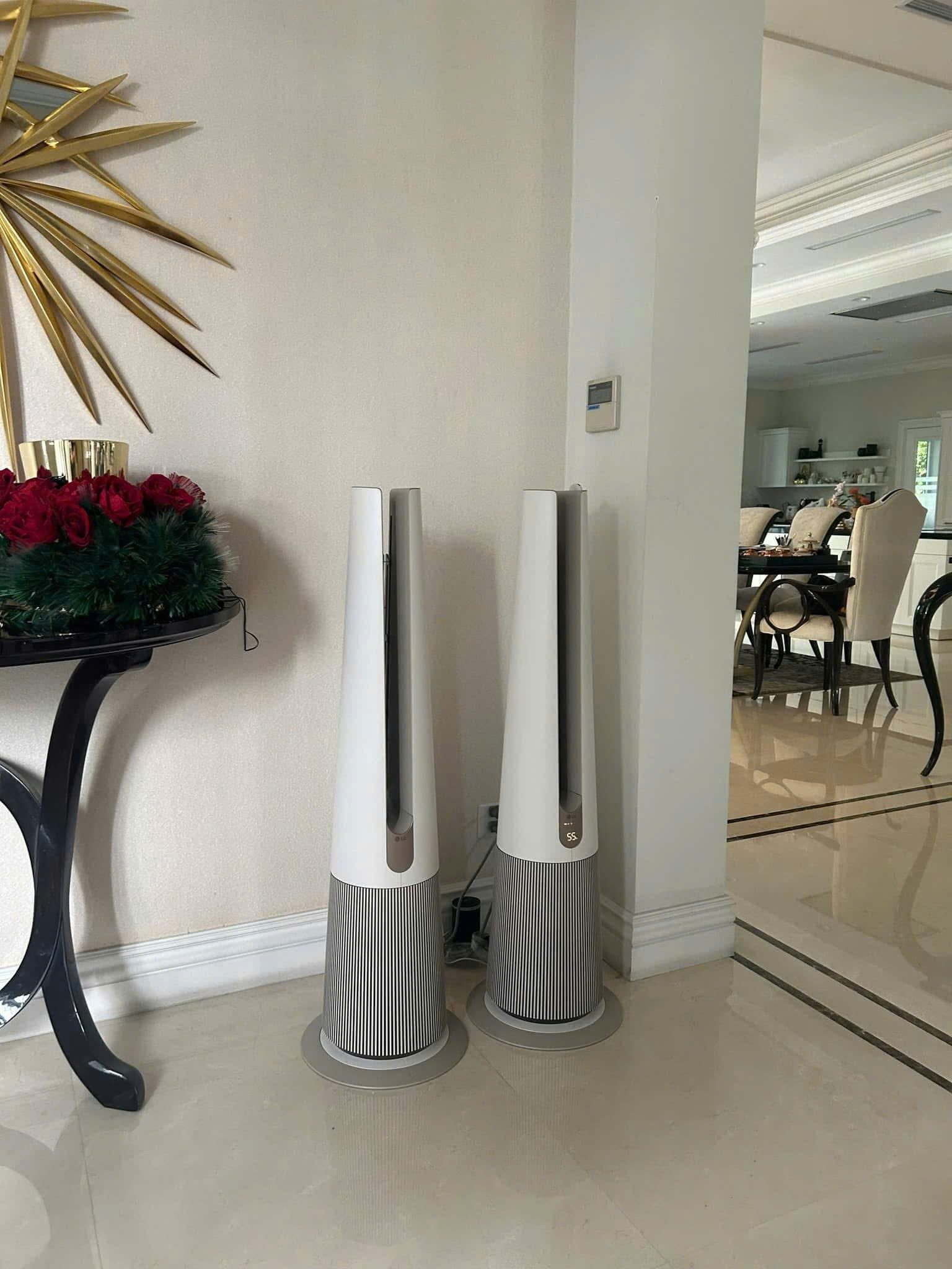 Trải nghiệm máy lọc không khí LG FS15GPBK0 vừa lọc bụi mịn, vừa làm mát lại thiết kế đẹp mê ly