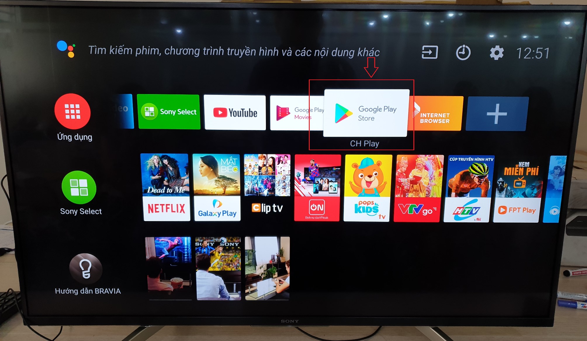 Hướng dẫn sử dụng một số các tính năng thông minh trên google tivi Sony