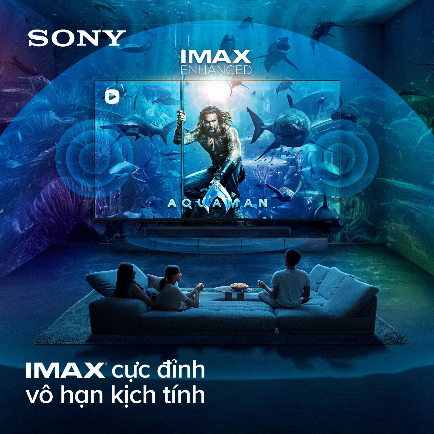 Tận hưởng rạp phim tại gia chuẩn IMAX Enhanced cùng tivi Sony 55 inch 4K K-55XR50