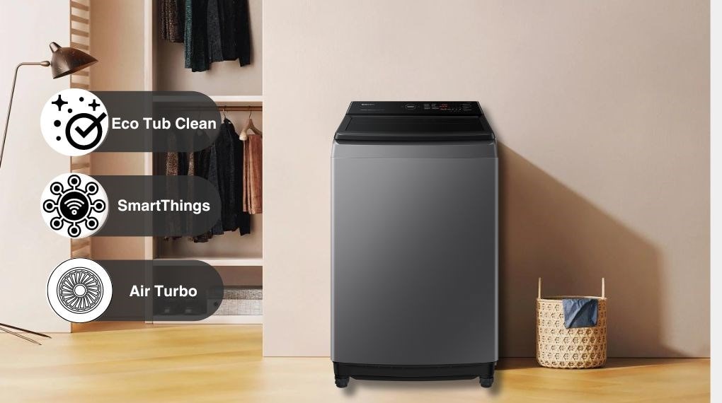  Giới thiệu chung về máy giặt Samsung lồng đứng WA40F17E7CSV ra mắt năm 2026