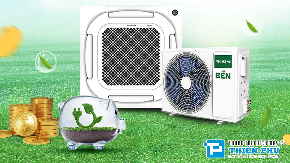 Điều Hòa Âm Trần Nagakawa Inverter 24000Btu 1 Chiều NIT-C24R2U35