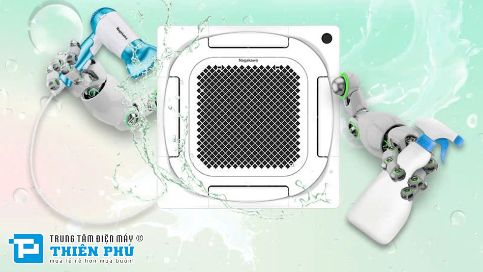 Điều Hòa Âm Trần Nagakawa Inverter 24000Btu 1 Chiều NIT-C24R2U35