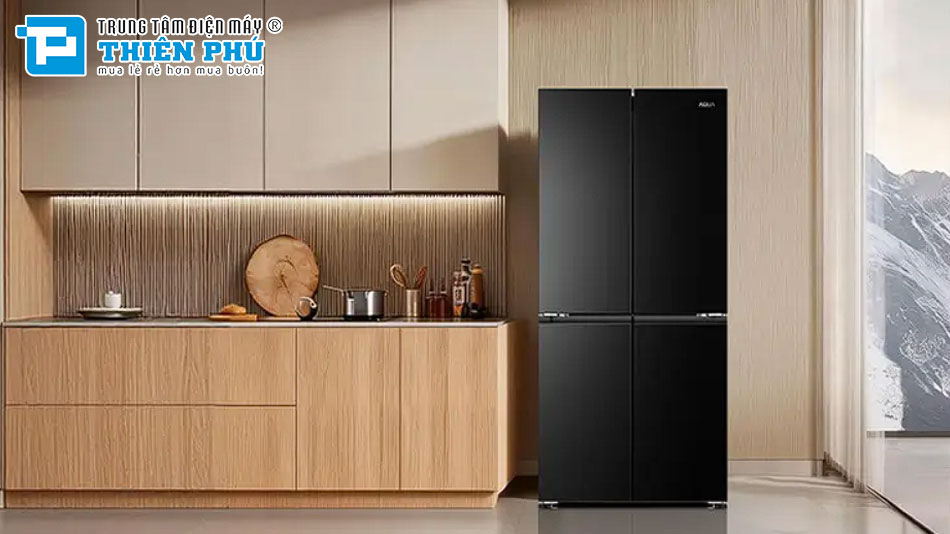 Tủ Lạnh Aqua Multi Door Inverter 506 Lít AQR-M570XA(FS)