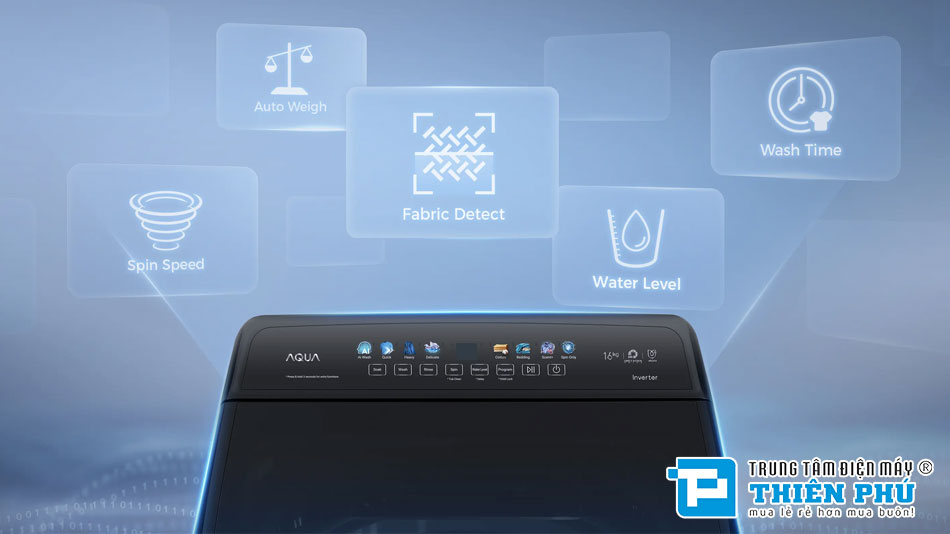 Máy Giặt Aqua 16Kg Inverter AWM16-B2158L(B)