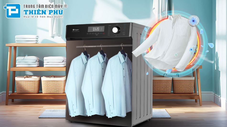Máy sấy quần áo Casper 9kg TD-P9HG1 lựa chọn phù hợp cho mọi gia đình