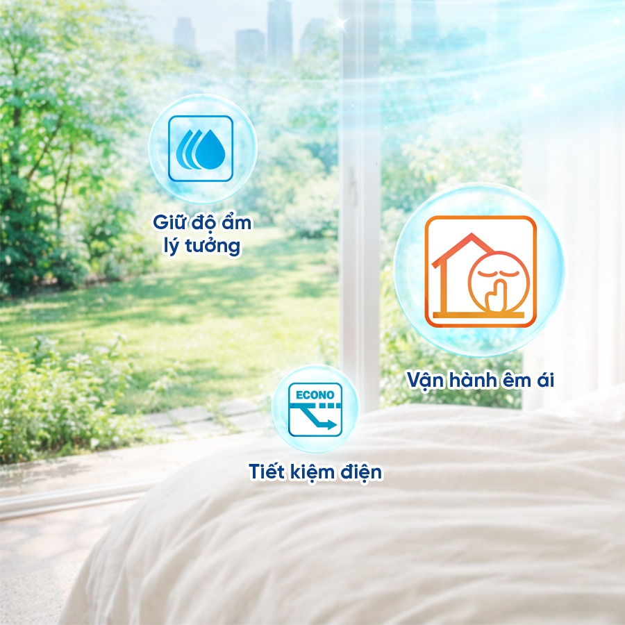 Công nghệ Humi Comfort trên điều hòa Daikin FTKF60ZVMV có tác dụng gì?