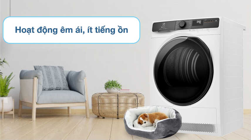 Cuộc sống thư giãn hơn khi bạn lựa chọn ngay máy sấy quần áo Electrolux 9kg EDH903R7WC